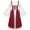 1-Red, variant on UPPADA Plus Size Cocktail Dresses formal Dress for Women Party Dress Vintage Elegant Dress Plus Size Flared Sleeves Dresses long dresses for teens