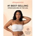 thumbnail image 4 of Sostén bandeau sin tirantes SHAPERMINT, moldeado, sin aros, blanco, 4 of 8