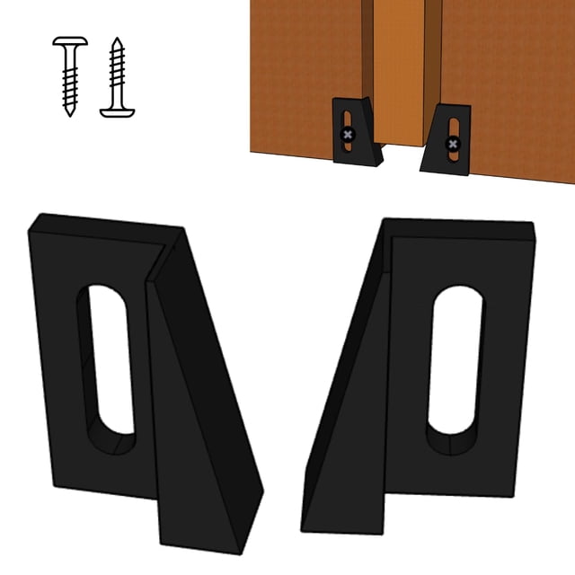 Guía inferior para puerta corrediza empotrada Grovers Home Solutions, 3 pares
