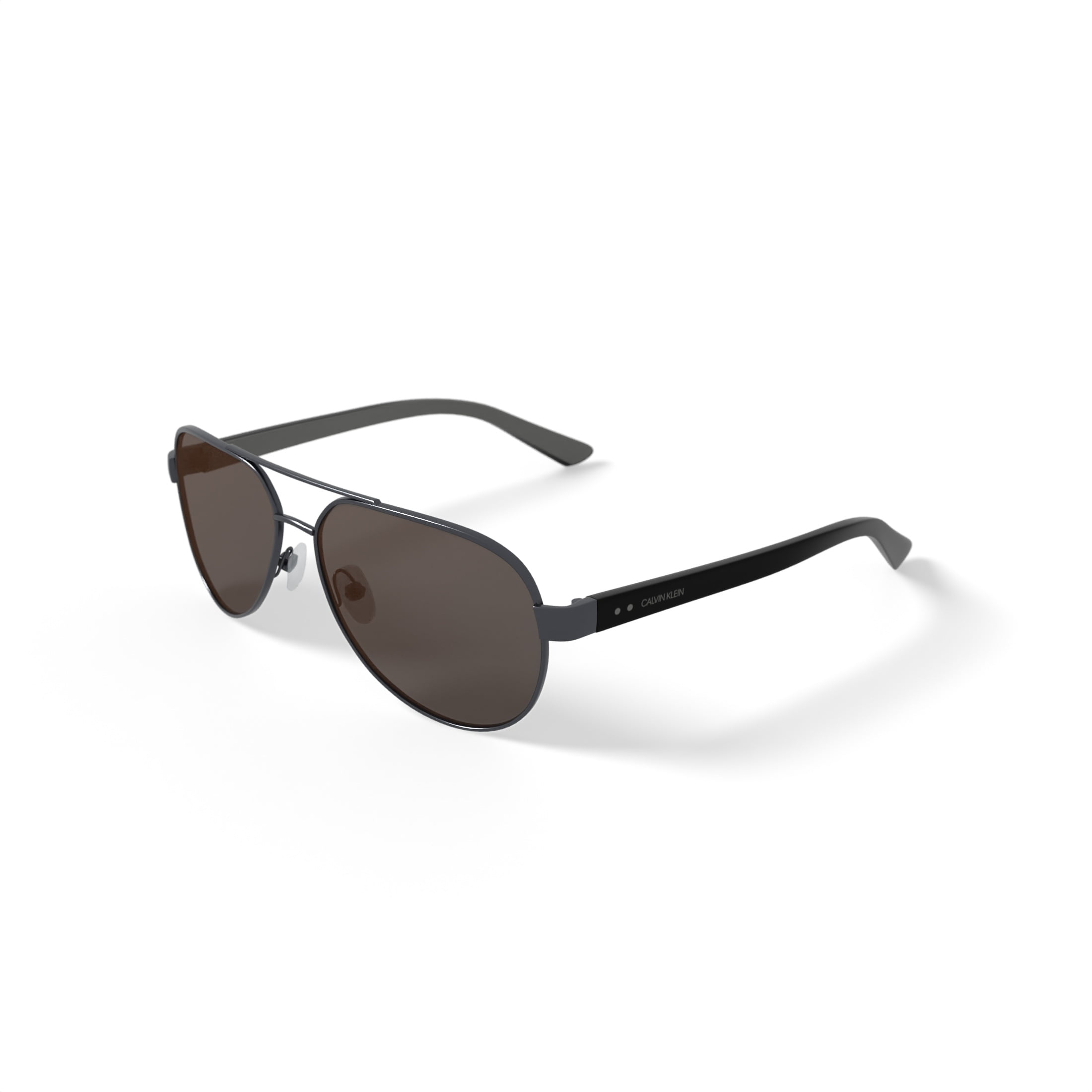 Calvin Klein Unisex Rx'able Fashion Sunglasses, CK19300SG, Gunmetal, 59-13-140, with Case