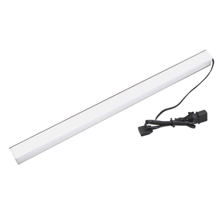 DS White PC LED Light Strip - 2 Pack, 30cm (18 LEDs), Magnetic Back, Molex Connector