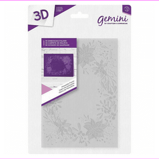 Sizzix 3-D Textured Impressions Embossing Folder, Winter