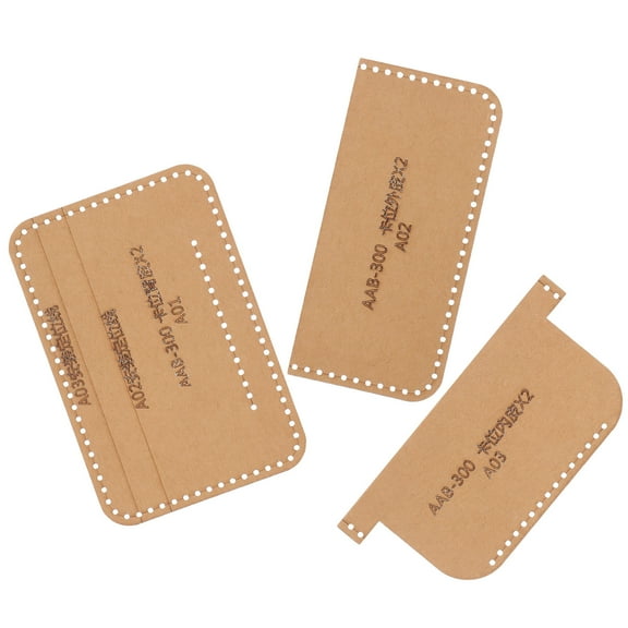 OUNONA Leather Patterns Template Stencils Letters Sewing Templates for Purse