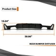 thumbnail image 4 of Rear Bumper Diffuser Quad Exhaust Fit For 14-20 BMW F32 F33 F36 4 Series M Sport, 4 of 11