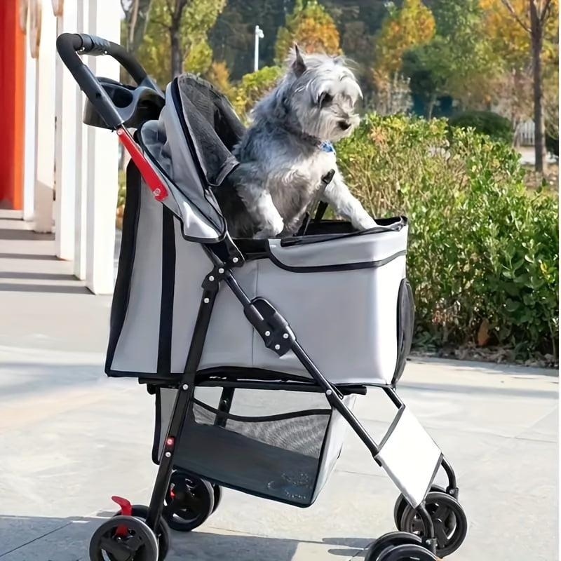 Pet Trolley Dog Trolley Foldable Pet Stroller Lightweight Pet Trolley Outdoor Small And
