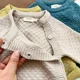 thumbnail image 5 of Conjunto de ropa de 2 piezas para bebé, suéter y pantalones de algodón de punto suave, Primavera, 5 of 5