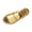 Gold, variant on Womens Open Toe Slingback Sandals Embossed Upper Gold Metal Chain Decor Wide Vamp Strap Soft Cushioned Non Slip Flat Sole