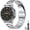 Sliver, variant on BANDOVA Stainless Steel Band for Samsung Galaxy Watch 7/6/5/4, Men Women Metal Link Strap with Tool, Gold(20MM)