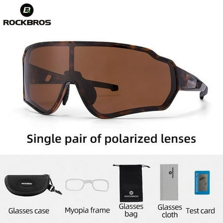 RockBros Polarized Full Frame Sunglasses Outdoor Sports 100%UV400 Cycling Goggle Amber colour price history on PriceWatchPro