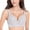 White, variant on Sports Bras for Women Womens Sexy Lace Gathered Bra Straps Breast Cup Underwear (No Underwire)