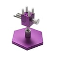 thumbnail image 4 of Mini tornillo de banco, abrazadera de mesa pequeña para banco de trabajo, aleación de aluminio, giratorio para Base hexagonal, 4 of 8