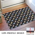 thumbnail image 3 of Black Cartoon Colorful Unicorn Pattern Door Rugs,Washable Non Slip Door Mats Indoor,Decorative Door Mats,Entry Mat Indoor for Entrance,Bedroom,Kitchen,Bathroom,16"x24", 3 of 6