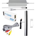 thumbnail image 1 of 4 in 1 Wii Replacement Cables Set - AC Power Adapter, Wii to HDMI Converter, Wired Motion Sensor Bar and Composite AV Cable, 1 of 8
