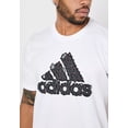 thumbnail image 3 of Adidas FJ4559 Men's White Short Sleeve Badge of Sport Football T-Shirt M CL119, 3 of 4