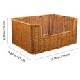 thumbnail image 2 of unbranded Canasta Multiusos Tejida En Imitación Rattan Para Uso En Casa Y Oficina, 2 of 5