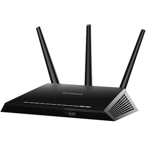 NETGEAR Nighthawk AC1900 Smart WiFi Router (R7000-100NAS) in Black