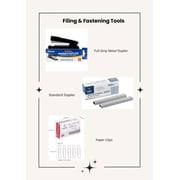 School Supply Boxes | Complete Office Kit | Filing, Mailing & Organization Supplies for Home Office & Small Business