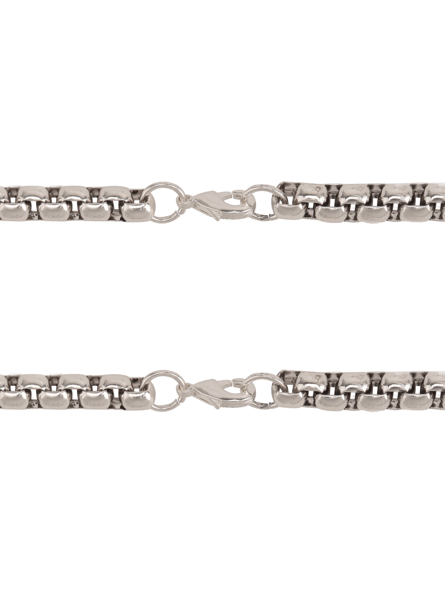Believe by Brilliance Adult Male SS Box Chain Bracelet Set
