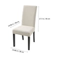 thumbnail image 2 of KAKOWELY Funda Elástica Para Sillas De Comedor Beige Para Cocina Y Eventos En Casa, 2 of 8