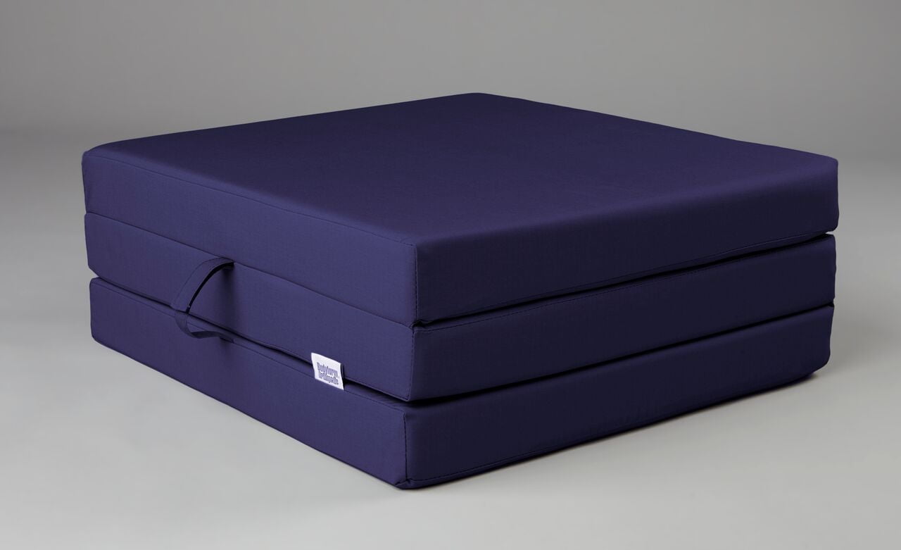 Lit d'appoint orthopédique pliable et portable Bodyform® - Bleu Standard
