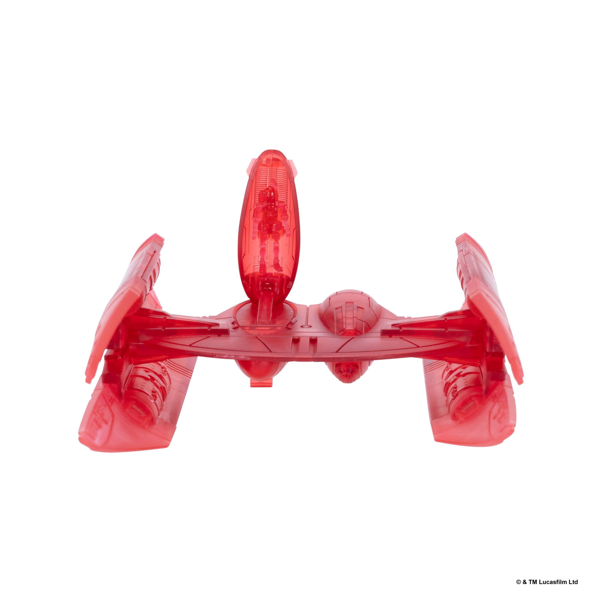 Star Wars™ Micro Galaxy Squadron Hyena Bomber (Red Hologram) - 5-inch Chase Edition vehicle with 1-inch Micro Figure Accessory