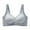 Gray, variant on Women Fashion Seamless Contrast Sponge Underwear Soft Support Comfortable Breathable Fixed Cup Bra