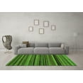 thumbnail image 3 of Ahgly Company Indoor Rectangle Abstract Green Modern Area Rugs, 7' x 10', 3 of 4