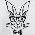 thumbnail image 3 of CafePress - Cute Hipster Easter Bunny Sweatshirt - Crew Neck Sweatshirt, 3 of 4