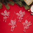 thumbnail image 1 of 4 piezas adornos de ángel de Navidad XINYU acrílico transparente, 1 of 7