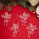 thumbnail image 1 of 4 piezas adornos de ángel de Navidad XINYU acrílico transparente, 1 of 7