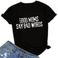 thumbnail image 2 of JeashCHAT T Shirts for Women Plus Size,Womens Summer Casual Shirt Letter Print Shirt Top T-Shirt Short Sleeve Cute Graphic Tee Shirts, 2 of 3