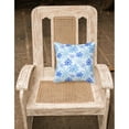 thumbnail image 2 of Carolines Treasures BB7484PW1818 Blue Snowflakes Watercolor Fabric Decorative Pillow  18H x18W multicolor, 2 of 2