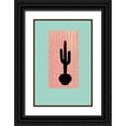 thumbnail image 1 of Murdock, Ramona 13x18 Black Ornate Wood Framed with Double Matting Museum Art Print Titled - Saguaro Silhouette, 1 of 4