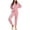 Coral Pink, variant on Ekouaer Lounge Sets for Women 2 Piece Jogger Pajama Long Sleeve Pants Loungewear Sweatsuits Casual Matching Outfits
