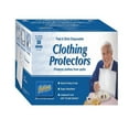 Napkleen Disposable Clothing Protector, Light Blue Pattern, 50 Sheets