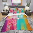 thumbnail image 2 of Designart 'Abstract Red Gerbera Spring Flower' Modern & Contemporary Duvet Cover Set, 2 of 4