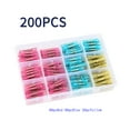 thumbnail image 6 of Vacemry Heat Shrink ConnectorsHeat Shrink Butt Connectors Kit, 200PCS Insulated Electrical Marine Automotive Wire Terminals, Waterproof Crimp Connectors, Assorted Sizes for Repair, 6 of 9