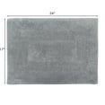 thumbnail image 3 of Mainstays Racetrack 100% Cotton Charcoal Bath Rug, 17" x 24", 3 of 5