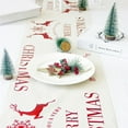 thumbnail image 4 of Christmas Tablecloth Print Tablecloth Christmas Tabletop Decorations Christmas Arrangement Long Tablecloth Household Desk Supplies, 4 of 8