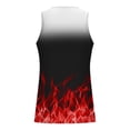 thumbnail image 4 of IROINID Hommes Chemises Sans Manches, Hommes Occasionnels Mode Gradation Impression Pull Col Rond Débardeurs de Sport, 4 of 4