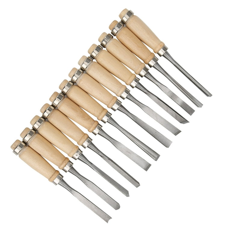  SeaboteK Full Size Wood Carving Tools Set of 12 with
