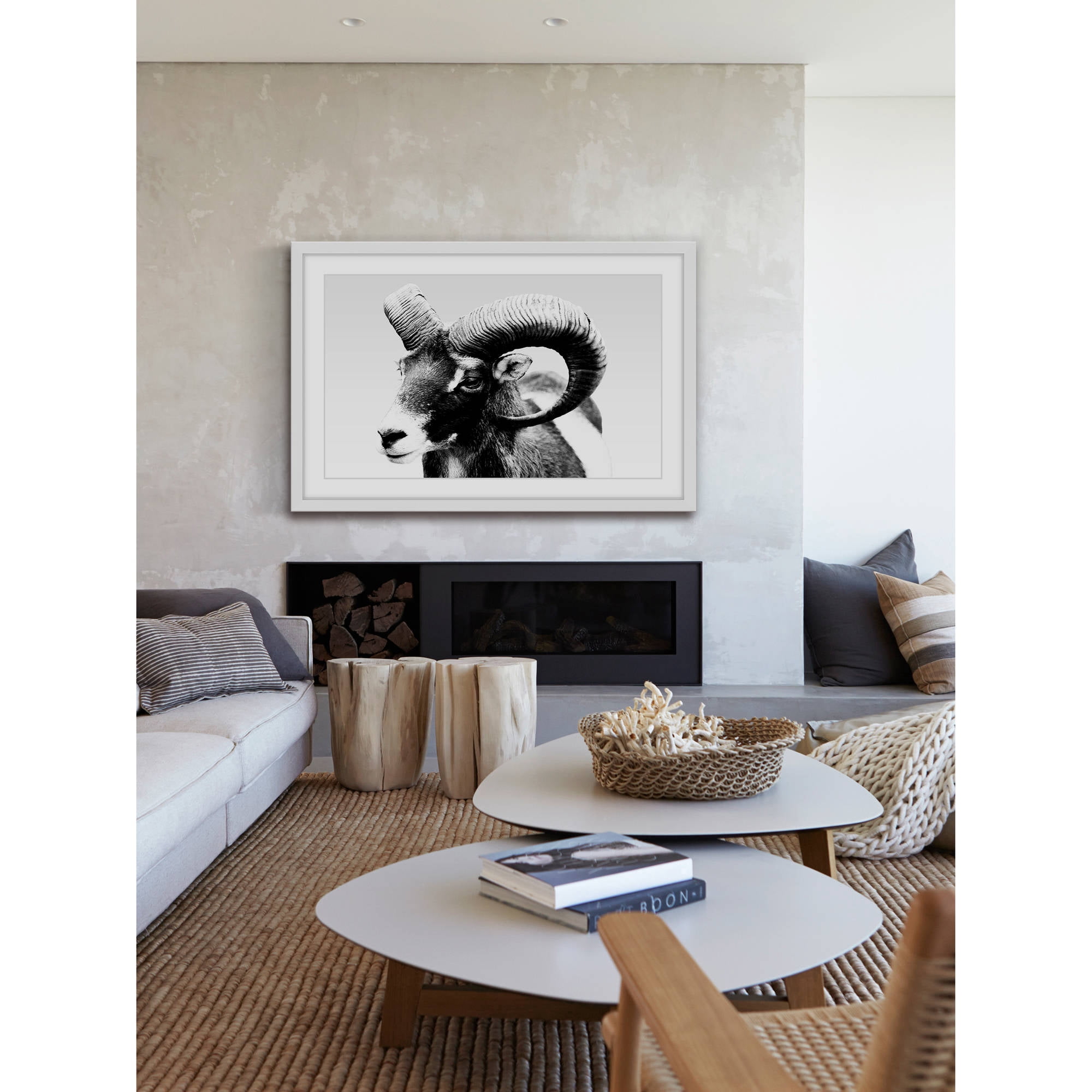 Marmont Hill "Ram Forward" Framed Painting Print