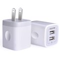 thumbnail image 3 of Cargador de pared USB, adaptador de cargador, AILKIN 2-Pack 2.1Amp Dual Port Quick Charger Plug Cube para iPhone SE/11 Pro Max/8/7/6S/6S Plus/6 Plus/6, Samsung Galaxy S7/S6/S5 Edge, LG, HTC, Huawei, M, 3 of 4