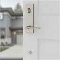 thumbnail image 2 of Baldwin EESEAxSQUCQE190 Seattle One Piece Single Cylinder Keyed Entry Handleset - Black, 2 of 6