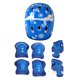 thumbnail image 1 of Minnieouse 7 Uds. Conjunto de equipo de protección para niños, casco de ciclismo, rodilleras, codos, muñequeras, azul Calzado azul, 1 of 1