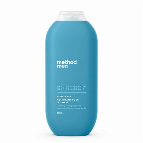 Method Men's Gel Body Wash, Glacier + Granite