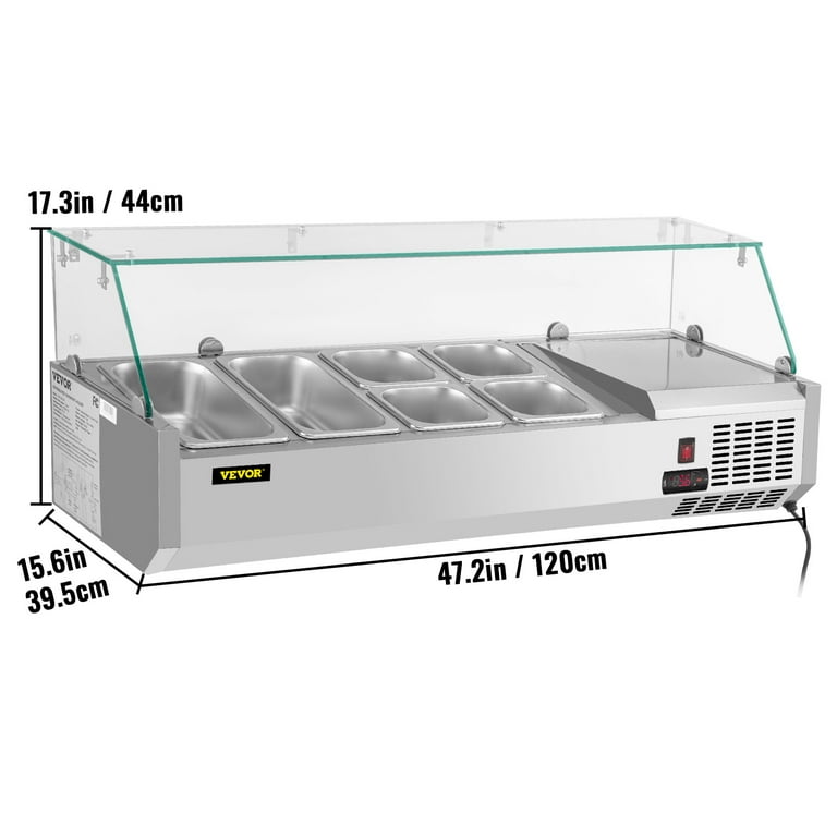 Top 5 Refrigerated Countertop Food Prep Station Reviews in 2024 - VEVOR Blog