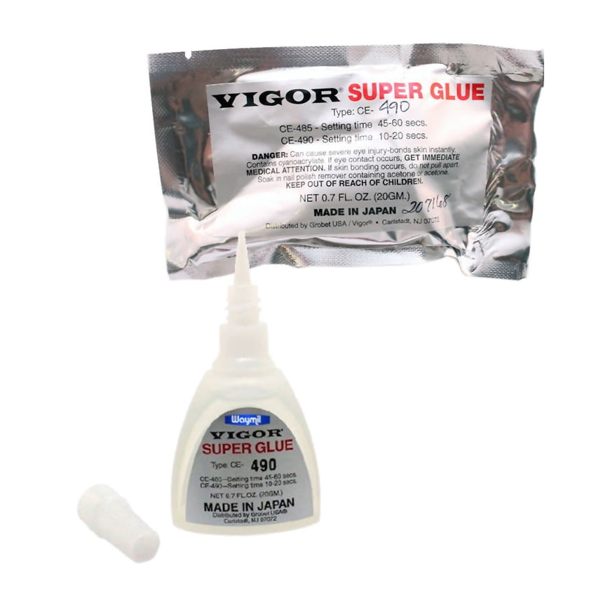 Vigor Super Glue Jewelry Instant Fast Drying Clear Adhesive 20grams, 1020sec