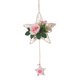 thumbnail image 2 of Pendiente de Flor Artificial, Adornos de Pared, Flor Falsa Colgante, Ornamento Floral, Artificial para Interior, Jardín Simulativo, Pendiente de Madera, Floral Artificial, Long-Tail,, 2 of 9