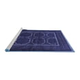 thumbnail image 2 of Ahgly Company Machine Washable Indoor Rectangle Persian Blue Traditional Area Rugs, 2' x 4', 2 of 4